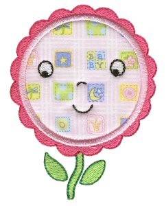 Picture of Roundys Flower Applique Machine Embroidery Design