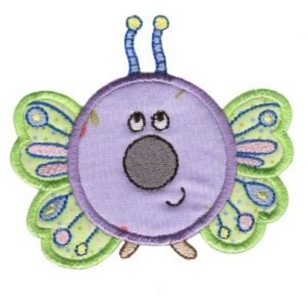 Picture of Roundys Butterfly Applique Machine Embroidery Design