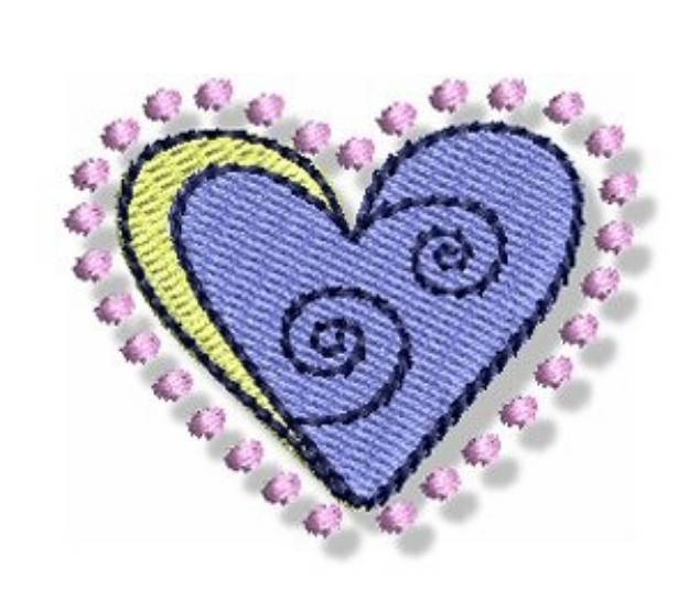 Picture of Valentines Mini Machine Embroidery Design