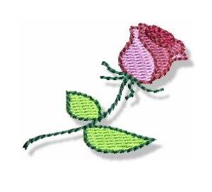 Picture of Valentines Mini Rose Machine Embroidery Design