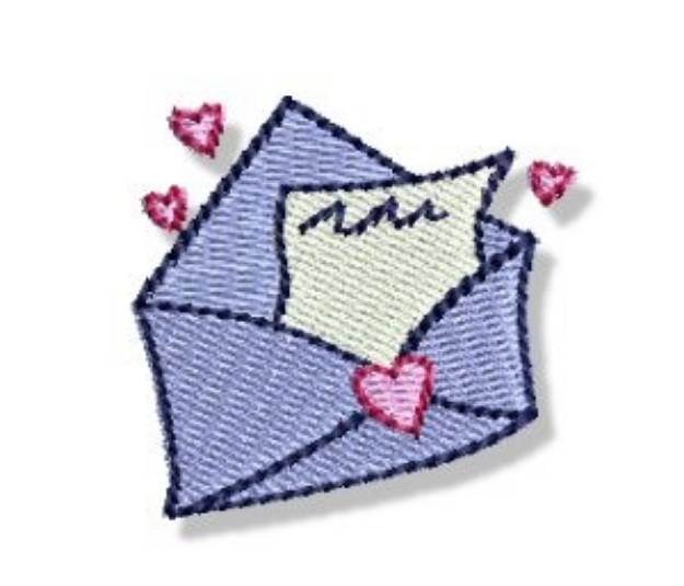 Picture of Valentines Mini Love Letter Machine Embroidery Design