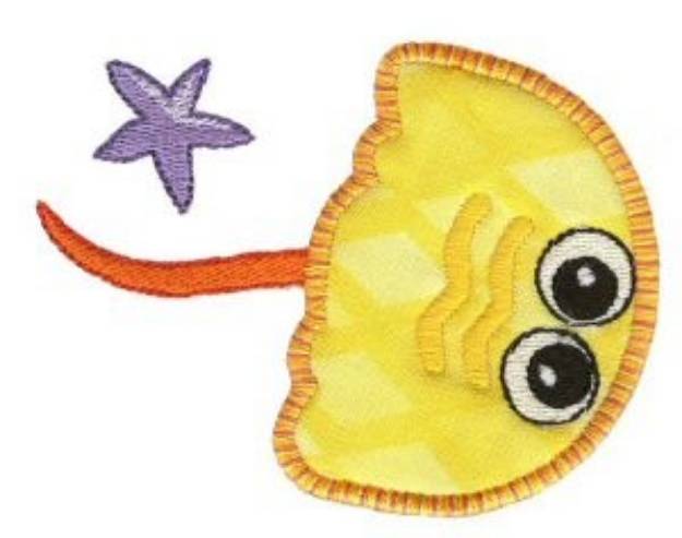 Picture of Sea Squirts Applique Machine Embroidery Design