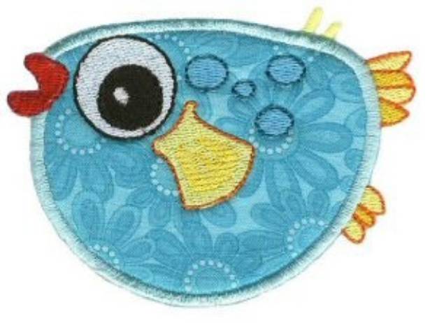 Picture of Pufferfish Sea Squirts Applique Machine Embroidery Design