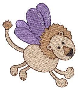 Picture of Lion Sprite Machine Embroidery Design