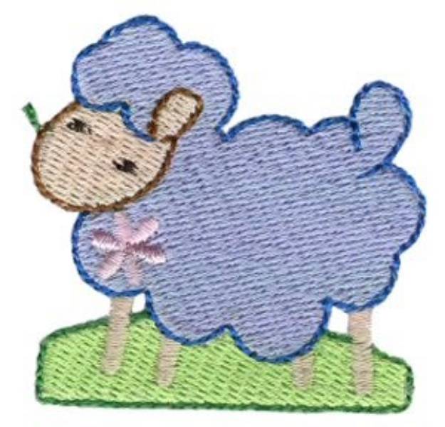 Picture of Easter Mini Lamb Machine Embroidery Design