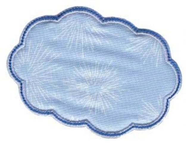 Picture of Simply Spring Cloud Applique Machine Embroidery Design
