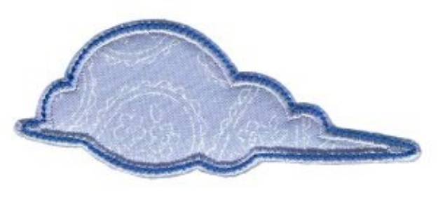 Picture of Simply Spring Applique Cloud Machine Embroidery Design