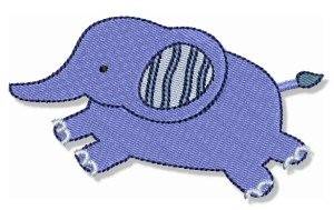 Picture of Jungle Daze Elephant Machine Embroidery Design