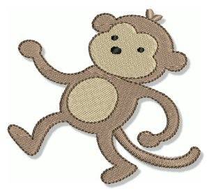 Picture of Jungle Daze Monkey Machine Embroidery Design