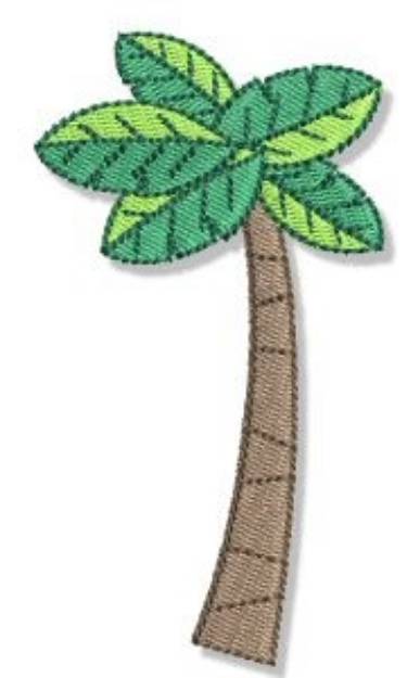 Picture of Jungle Daze Palm Tree Machine Embroidery Design