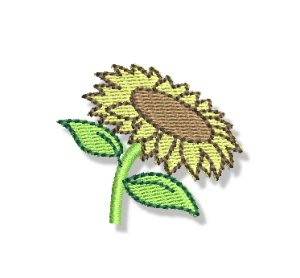 Picture of Mini Sunflower Machine Embroidery Design