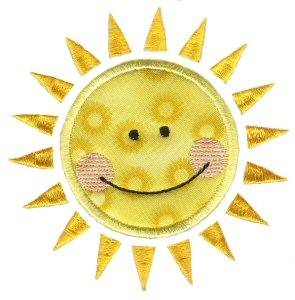 Picture of Applique Happy Sun Machine Embroidery Design