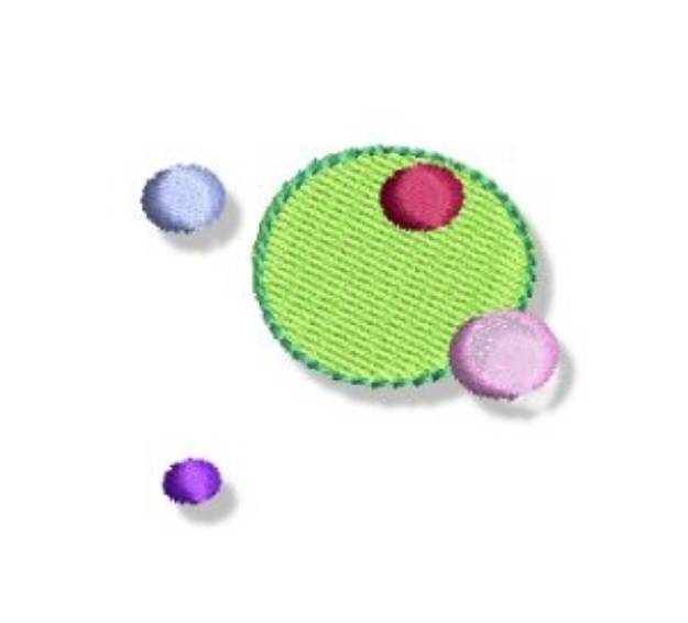 Picture of Decorative Dots Machine Embroidery Design