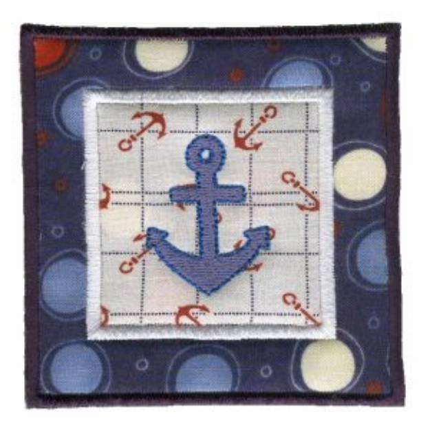 Picture of Nautical Applique Quilt Blocks Machine Embroidery Design