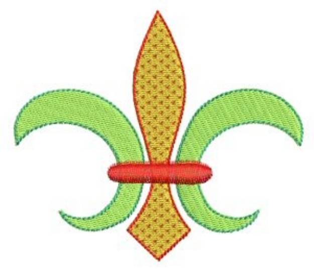 Picture of Fleur De Lis Machine Embroidery Design