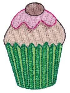 Picture of Delicious Cupcake Machine Embroidery Design