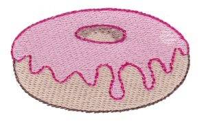 Picture of Glazed Donut Machine Embroidery Design