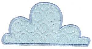 Picture of All Aboard Applique Cloud Machine Embroidery Design