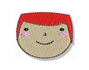 Picture of Red Head Little Boy Machine Embroidery Design