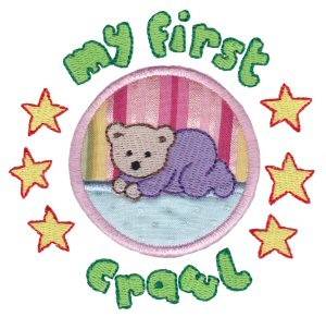 Picture of My First Crawl Applique Machine Embroidery Design