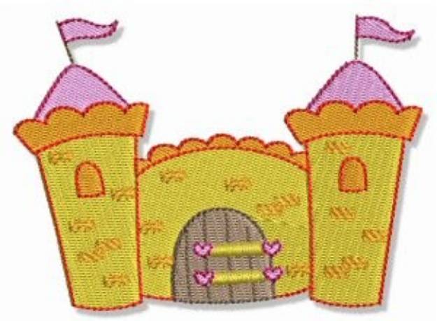 Picture of Happily Ever After Castle Machine Embroidery Design