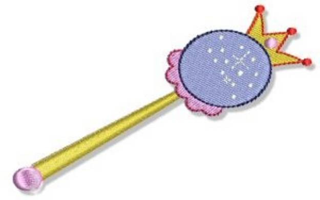 Picture of Fairy Tale Magic Wand Machine Embroidery Design