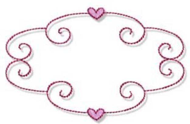 Picture of Happily Ever After Frame Machine Embroidery Design