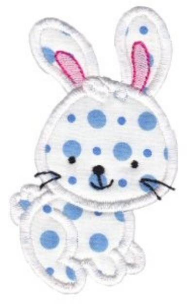 Picture of Applique Rabbit Machine Embroidery Design