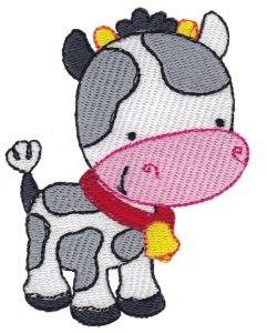 Picture of Sweet Cow Machine Embroidery Design