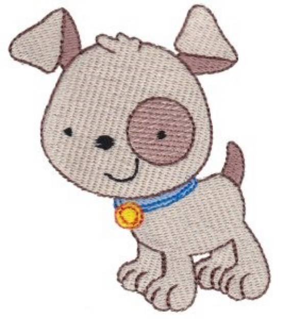 Picture of Sweet Puppy Machine Embroidery Design