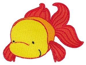 Picture of Sweet Goldfish Machine Embroidery Design