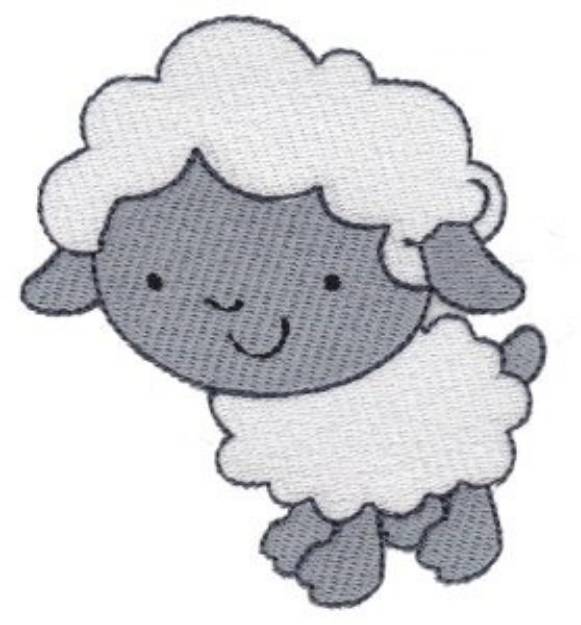 Picture of Sweet Lamb Machine Embroidery Design