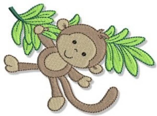 Picture of Swinging Monkey Machine Embroidery Design