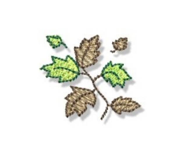 Picture of Autumn Mini Tree Branch Machine Embroidery Design