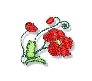 Picture of Autumn Mini Flower Machine Embroidery Design