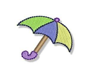 Picture of Autumn Mini Umbrella Machine Embroidery Design