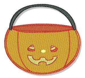Picture of Cute Halloween Candy Buckey Machine Embroidery Design