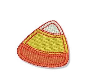 Picture of Cute Halloween Candy Corn Machine Embroidery Design