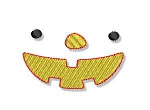 Picture of Halloween Face Machine Embroidery Design