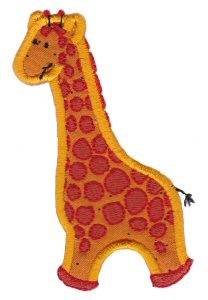 Picture of Noahs Ark Giraffe Applique Machine Embroidery Design