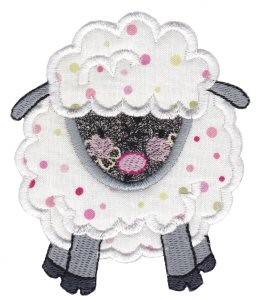Picture of Noahs Ark Sheep Applique Machine Embroidery Design