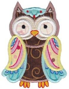 Picture of What A Hoot Applique Machine Embroidery Design