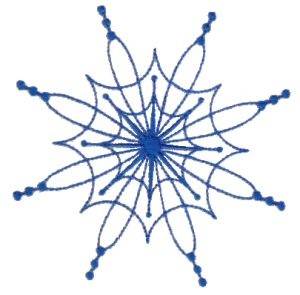 Picture of Winter Snowflake Machine Embroidery Design
