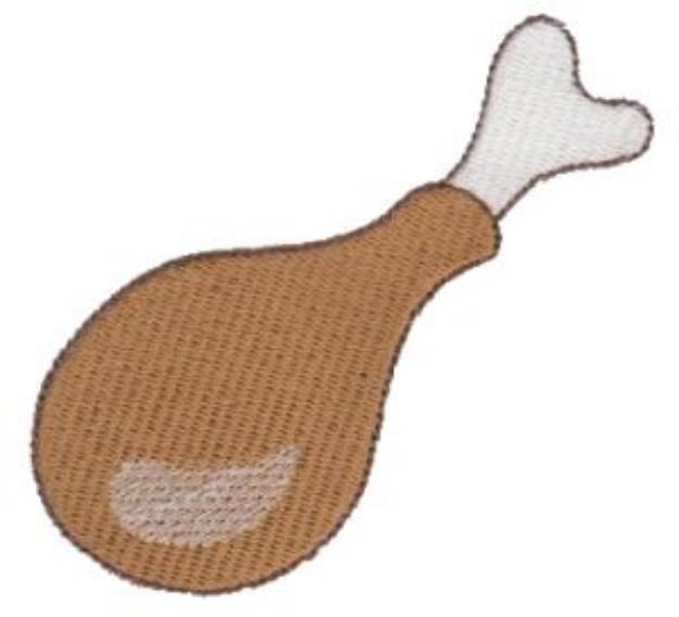 Picture of Thanksgiving Turkey Leg Machine Embroidery Design