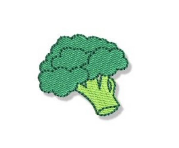 Picture of Mini Broccoli Machine Embroidery Design