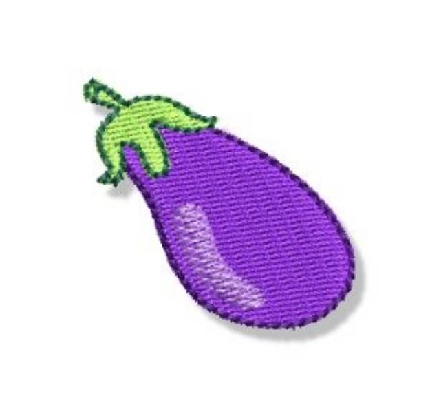 Picture of Mini Eggplant Machine Embroidery Design