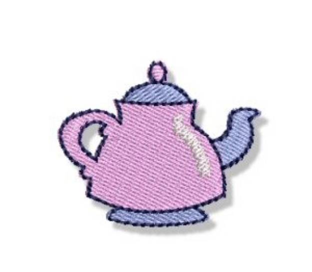 Picture of Mini Teapot Machine Embroidery Design
