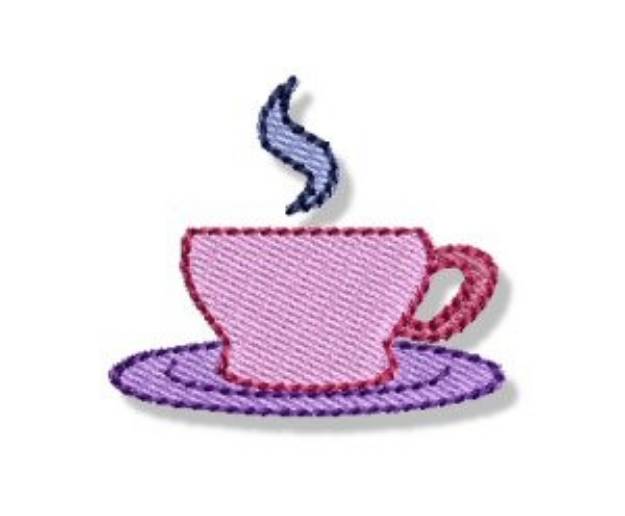Picture of Mini Coffee Cup Machine Embroidery Design