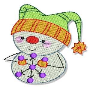 Picture of Snowbaby Machine Embroidery Design