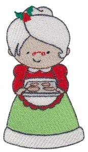 Picture of Mrs Claus Machine Embroidery Design